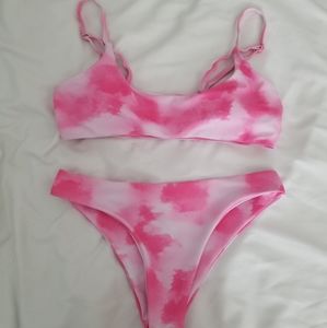 Tie Dye Cami & Cheeky Bottom Bikini